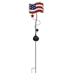 Wholesale Patriot Lighting® Solar Intergrated Led Patriotic Flag/Star Landscape Light – Assorted
