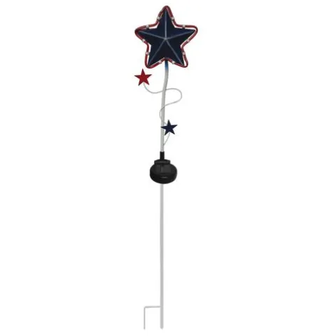 Wholesale Patriot Lighting® Solar Intergrated Led Patriotic Flag/Star Landscape Light – Assorted