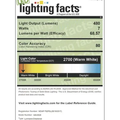 Wholesale Patriot Lighting® Step 1-Light White Led Track Lighting Head