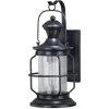 Wholesale Patriot Lighting® Tinsley Black Outdoor Motion Sensor Security Wall Light