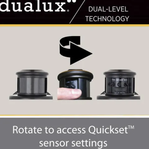Wholesale Patriot Lighting® Tinsley Black Outdoor Motion Sensor Security Wall Light