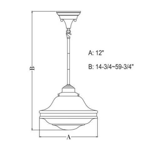 Wholesale Patriot Lighting® Huntley Satin Nickel 1 Light Pendant