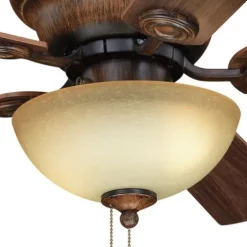 Wholesale Patriot Lighting™ Camden Ii 42″ Aged Walnut Indoor Led Ceiling Fan