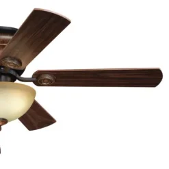 Wholesale Patriot Lighting™ Camden Ii 42″ Aged Walnut Indoor Led Ceiling Fan