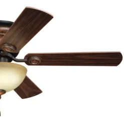 Wholesale Patriot Lighting™ Camden Ii 42″ Aged Walnut Indoor Led Ceiling Fan