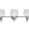 Wholesale Patriot Lighting® Mannix Brushed Nickel 3-Light Vanity Light