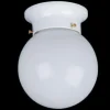 Wholesale Patriot Lighting® Amity White 1-Light Flush Mount Ceiling Light