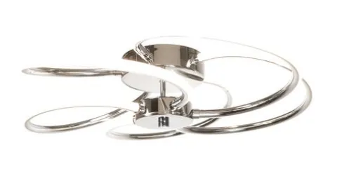 Wholesale Patriot Lighting® Turin Polished Chrome Integrated Led Flush Mount Ceiling Light