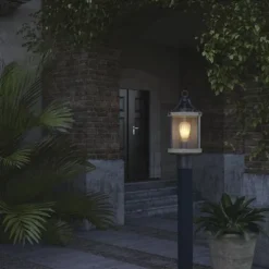Wholesale Patriot Lighting® Elegant Home Brooklyn Natural Iron & Distressed Faux Wood Post Light