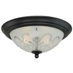 Wholesale Patriot Lighting® Gable Noble Bronze 2-Light Flush Mount Ceiling Light