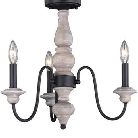 Wholesale Patriot Lighting® Georgetown Oil Burnished Bronze Semi-Flush Mount Ceiling Light
