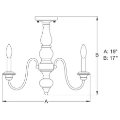 Wholesale Patriot Lighting® Georgetown Oil Burnished Bronze Semi-Flush Mount Ceiling Light