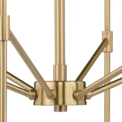 Wholesale Patriot Lighting® Kedzie Natural Brass 6 Light Chandelier
