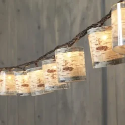 Wholesale Patriot Lighting® 8′ 10-Light Birch Bark String Light