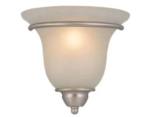 Wholesale Patriot Lighting® Monrovia 1-Light Brushed Nickel Indoor Wall Light