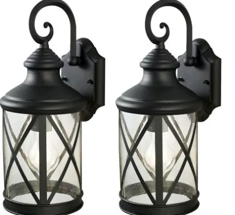 Wholesale Patriot Lighting® Sonoma Black Outdoor Wall Light – 2 Pk