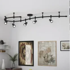 Wholesale Patriot Lighting® Navan 5-Light Integrated Flexible Rail Led Track Light Set