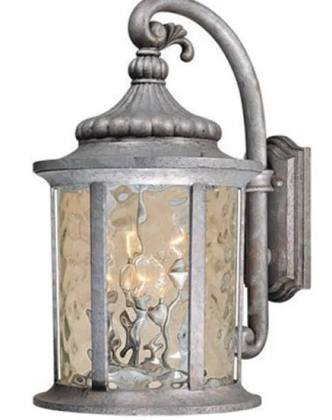 Wholesale Patriot Lighting® Valencia Gilded Silver Outdoor Wall Light