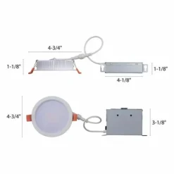 Wholesale Patriot Lighting® 4-3/4″ Integrated Led High Output Ultra-Thin Downlight