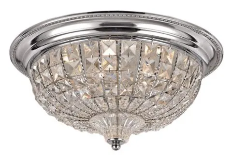 Wholesale Patriot Lighting® Elegant Home Chaminmade Chrome Integrated Led Flush Mount Ceiling Light